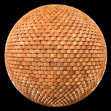 Seamless Lattice Brick PBR 3D model image 1 