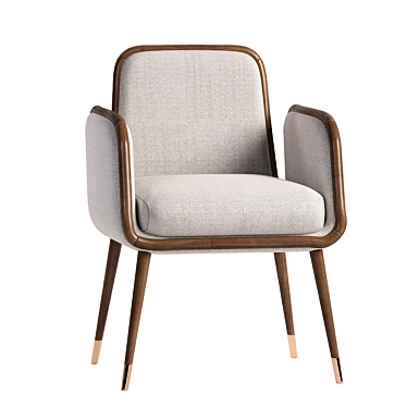 Elegant Dining Chair: 3Ds Max 2014, Corona Render 3D model image 1 