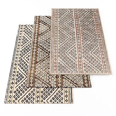 Modern Rugs Collection 3D model image 1 