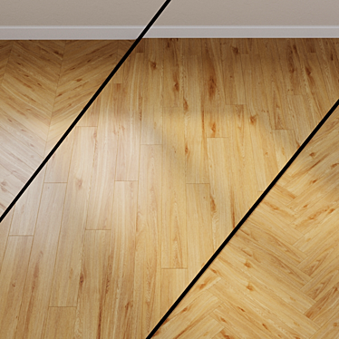 Luxury Vinyl Flooring: Ter Hurne Oak Malaga 3D model image 1 