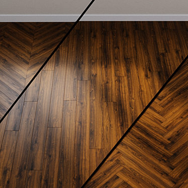 Dacota Oak Vinyl Flooring 3D model image 1 