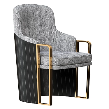 Ginger Vibes Armchair 3D model image 1 