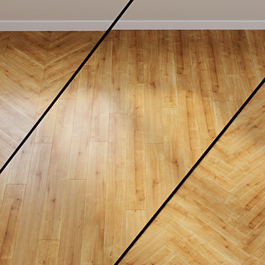 Eco-Friendly Canyon Oak Sand Flooring 3D model image 1 