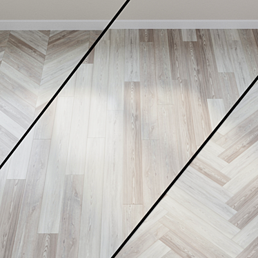 Silver Pine Mixed Wood Flooring 3D model image 1 