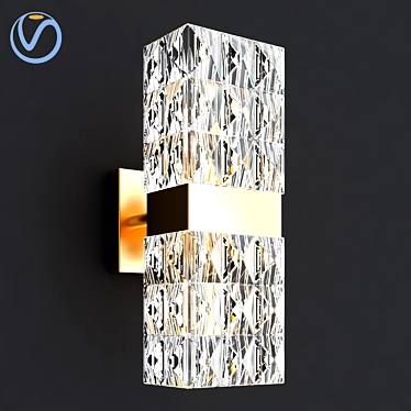 Modern Cloyd Wall Lamp 3D model image 1 