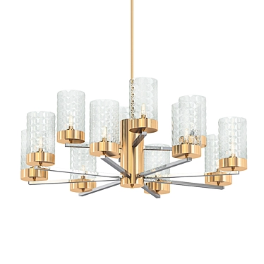 Elegant Didian Chandelier: Illuminate Your Space 3D model image 1 