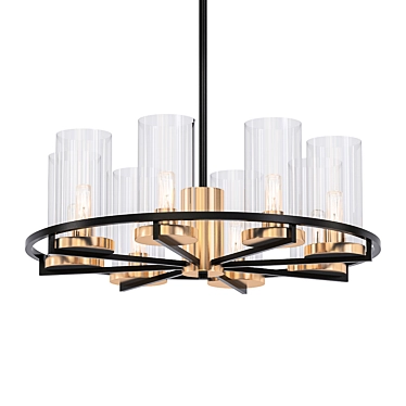 Goran Chandelier 67: Elegant Lighting 3D model image 1 