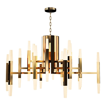 Elegant 36-Light Chandelier 3D model image 1 