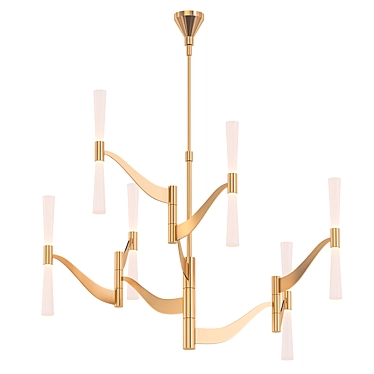 Elegant Brenta Grande Chandelier 3D model image 1 