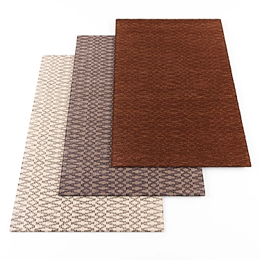 High-Resolution Rugs Bundle 3D model image 1 