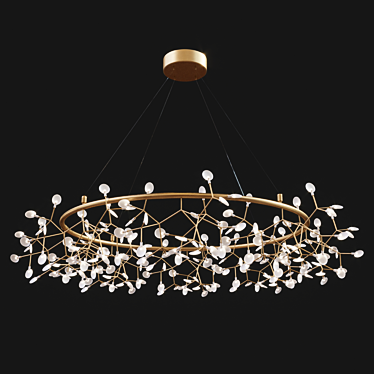 Modern Moooi Heracleum Chandelier 3D model image 1 