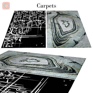 Expertly Crafted Poly Rug 3D model image 1 