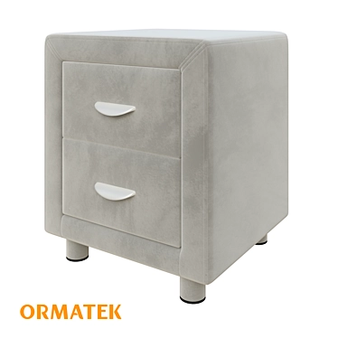 Verda Bedside Ottoman 3D model image 1 