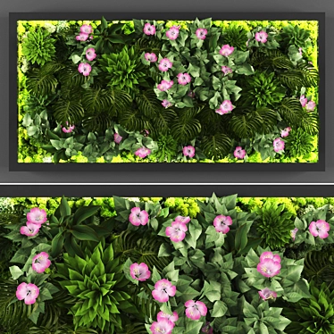 Polys Vertical Garden: Transform Your Space 3D model image 1 