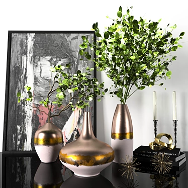 Indoor Plant Collection: 12 Varieties 3D model image 1 