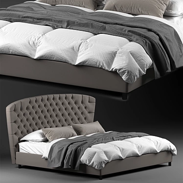 Savoi Dream Bed 3D model image 1 