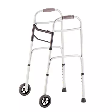 Foldable Medical Walker Equipment 3D model image 1 