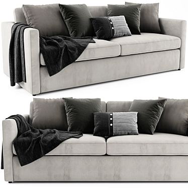 Modern West Elm Harris Sofa 3D model image 1 