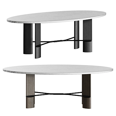 Delcourt Design Hub Dining Table 3D model image 1 