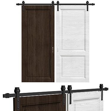 Sleek & Stylish Door Decor 3D model image 1 