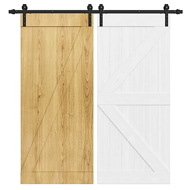 Elegant Door Decor: Interior Bliss 3D model image 1 