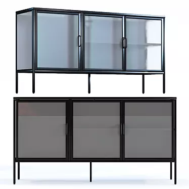 Urban Style Sideboard Downtown 3D model image 1 