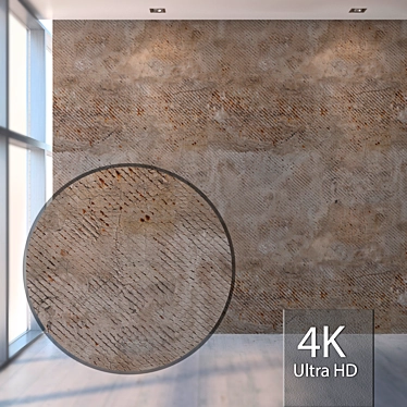 Seamless Plaster Texture - High Resolution & Detail 3D model image 1 