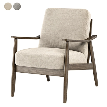 Modern Minimalist Chair 05 3D model image 1 