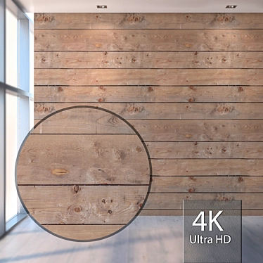 Seamless Wood Plank Texture - High Resolution 3D model image 1 