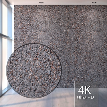 Title: High-Res Asphalt Texture 3D model image 1 