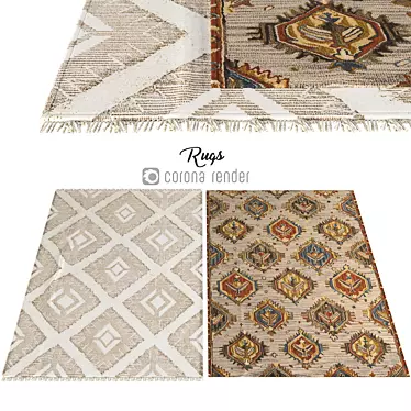 Elegant Carpets for Luxurious Décor 3D model image 1 