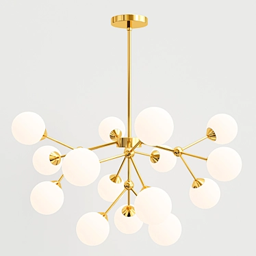 Elegant Luster Pendant Light 3D model image 1 