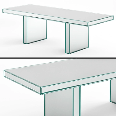 Mirrored Prism Table 3D model image 1 