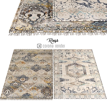 Elegant Carpets for Your Home 3D model image 1 