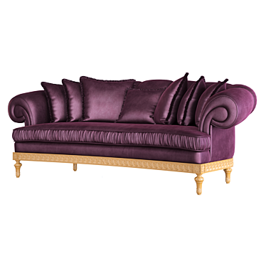 Roberto Giovannini Neoclassical Italian Sofa 3D model image 1 