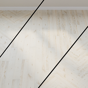 Modern Oak Bergen Laminate 3D model image 1 