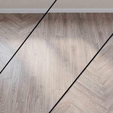 Natural Classic Bouldor Oak Laminate 3D model image 1 