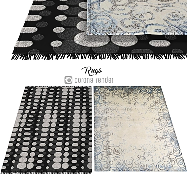 Luxury Plush Carpets - 280 336 Polys 3D model image 1 