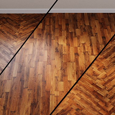  Rustic Oak Laminate Flooring 3D model image 1 