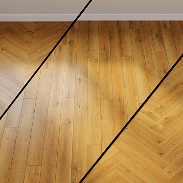 Rustic Oak Classic Flooring 3D model image 1 