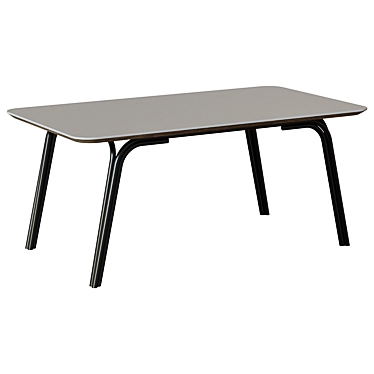 Bernon Light Polycement Outdoor Table 3D model image 1 