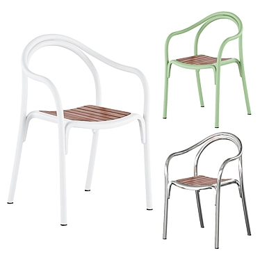 Soul Outdoor Chair: Stylish & Durable 3D model image 1 