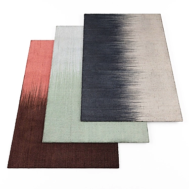 Modern Rug Trio: High-Resolution Textures 3D model image 1 