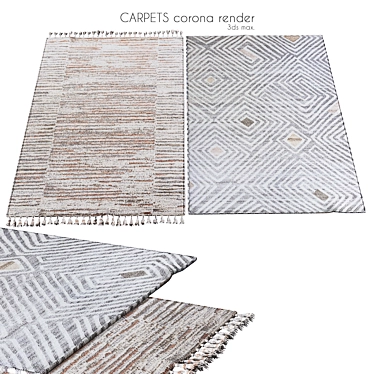 Luxury Carpet Collection 3D model image 1 