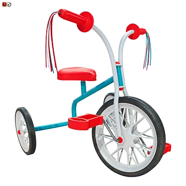 Kids' Trike: Fun on 3 Wheels! 3D model image 1 