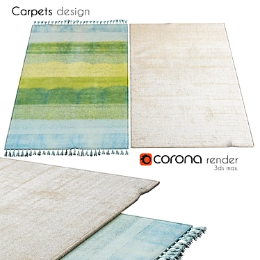 Soft & Stylish Carpets | 444 568 Polys 3D model image 1 