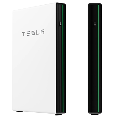 Revolutionary Tesla Powerwall Energizes Your Home 3D model image 1 