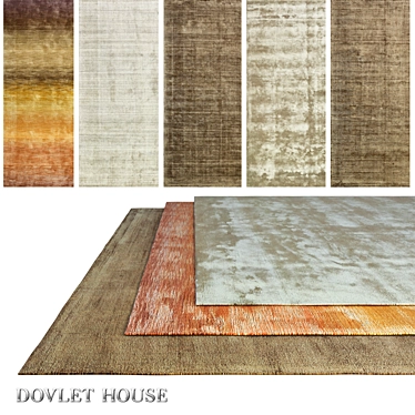 Title: DOVLET HOUSE Silk Carpets Collection 3D model image 1 