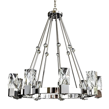 Regal Empire Chandelier 3D model image 1 