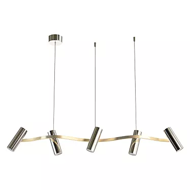 Elegant LED Pendant Light: Spacer 3D model image 1 